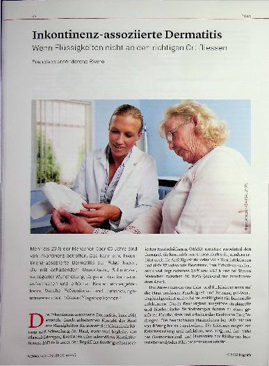 Vorschauseite 1: Inkontinenz-assoziierte Dermatitis: Wenn Flüssigkeiten nicht an den richtigen Ort fließen.