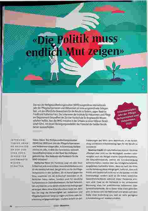 Vorschauseite 1: "Die Politik muss endlich Mut zeigen."