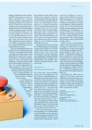 Vorschauseite 2: Notfallstufenbeschluss Gesetzgeberische Webfehler