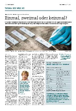 Vorschauseite 1: Einmal, zweimal oder keinmal?