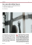 Vorschauseite 1: Der unverletzliche Raum: Zur Bedeutung des schützenden Milieus in der ersten Lebenszeit