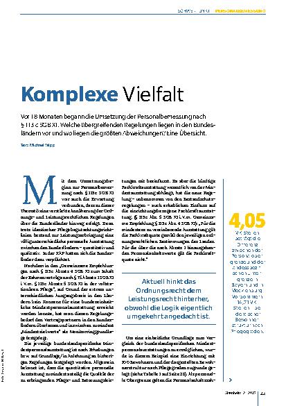 Vorschauseite 1: Komplexe Vielfalt
