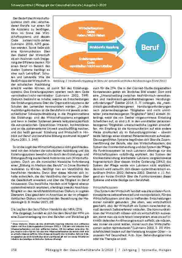 Vorschauseite 4: Didaktische Annäherungen an das Berufsfeld MFA / ZFA