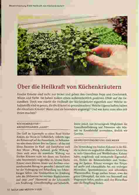 Vorschauseite 1: Über die Heilkraft von Küchenkräutern