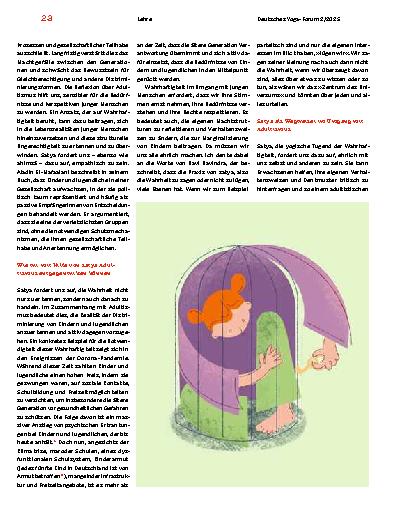 Vorschauseite 2: Satya und Adultismus: Wahrhaftigkeit im Umgang mit der jungen Generation