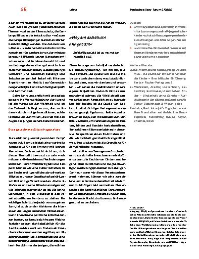 Vorschauseite 4: Satya und Adultismus: Wahrhaftigkeit im Umgang mit der jungen Generation