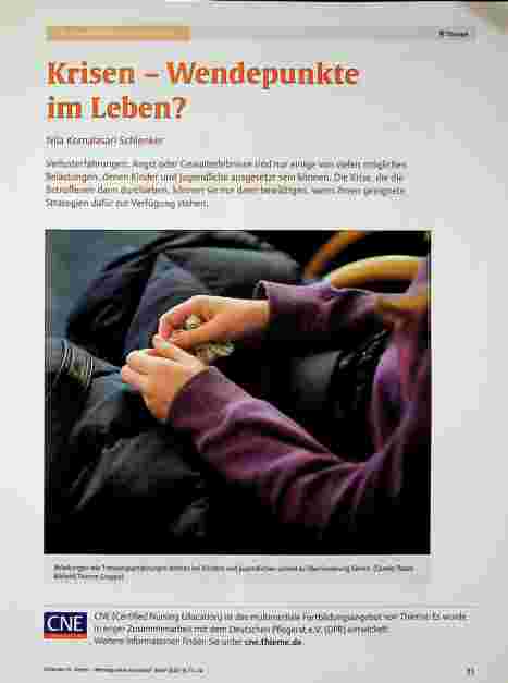 Vorschauseite 1: Krisen - Wendepunkte im Leben?