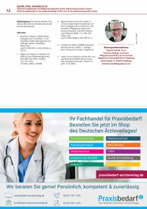 Vorschauseite 5: Clinical Leadership als Rollenverständnis einer Advanced practice nurse (APN) im Rahmen einer multidisziplinären Projektarbeit – am Beispiel Da Vinci