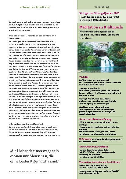 Vorschauseite 6: "Anderen helfen, sich selbst mehr zu mögen"