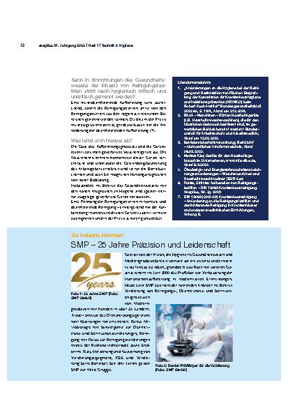 Vorschauseite 3: Gründe für gewerbliche Wäschereigeräte zur Aufbereitung von Reinigungstextilien in Einrichtungen des Gesundheitswesens