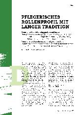 Vorschauseite 2: Pflegerisches Rollenprofil mit langer Tradition
