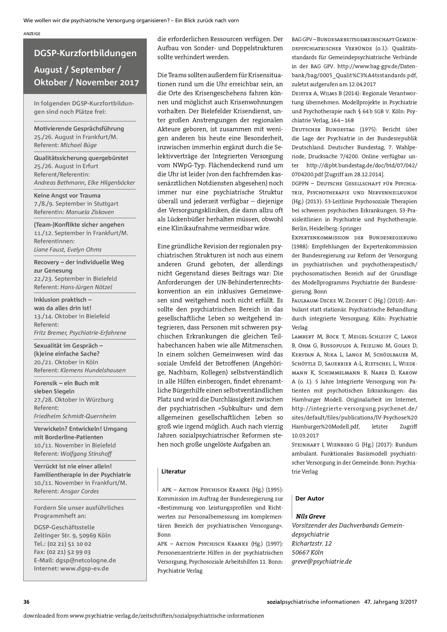 Vorschauseite 5: Zusammenarbeit im regionalen Verbund – ein Überblick