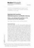 Vorschauseite 1: Medienkritik zwischen Medienkompetenz und Media Literacy: Medienund subjektspezifische Einflüsse auf die medienkritische Dekodierungsfähigkeit.