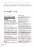 Vorschauseite 1: Rechtsprechung zum Wehrdienstrecht