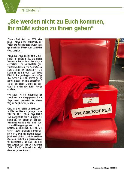 Vorschauseite 1: „Sie werden nicht zu Euch kommen, Ihr müßt schon zu ihnen gehen“