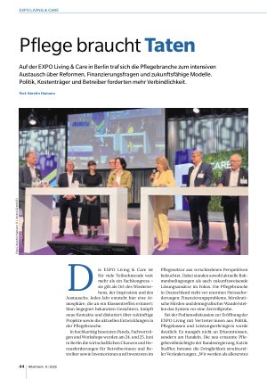 Vorschauseite 1: Pflege braucht Taten