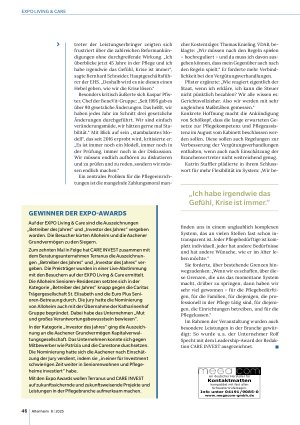 Vorschauseite 3: Pflege braucht Taten