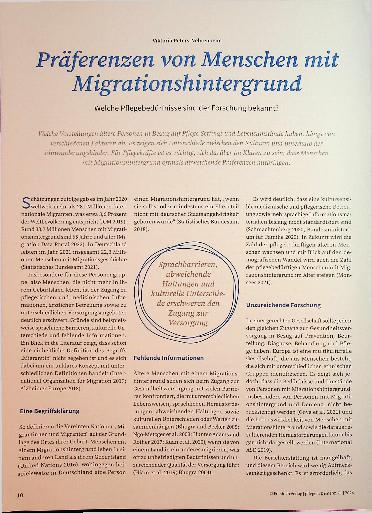 Vorschauseite 1: Präferenzen von Menschen mit Migrationshintergrund