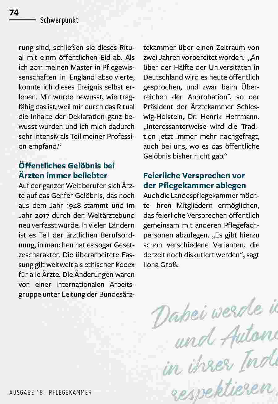 Vorschauseite 3: „Ein Zeichen, dass sich wirklich etwas zu ändern beginnt“