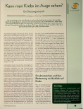 Vorschauseite 1: Kann man Krebs im Auge sehen? Ein Deutungsversuch.