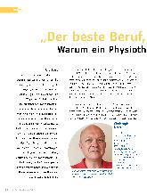Vorschauseite 1: "Der beste Beruf, den es gibt" Warum ein Physiotherapiestudium Sinn macht