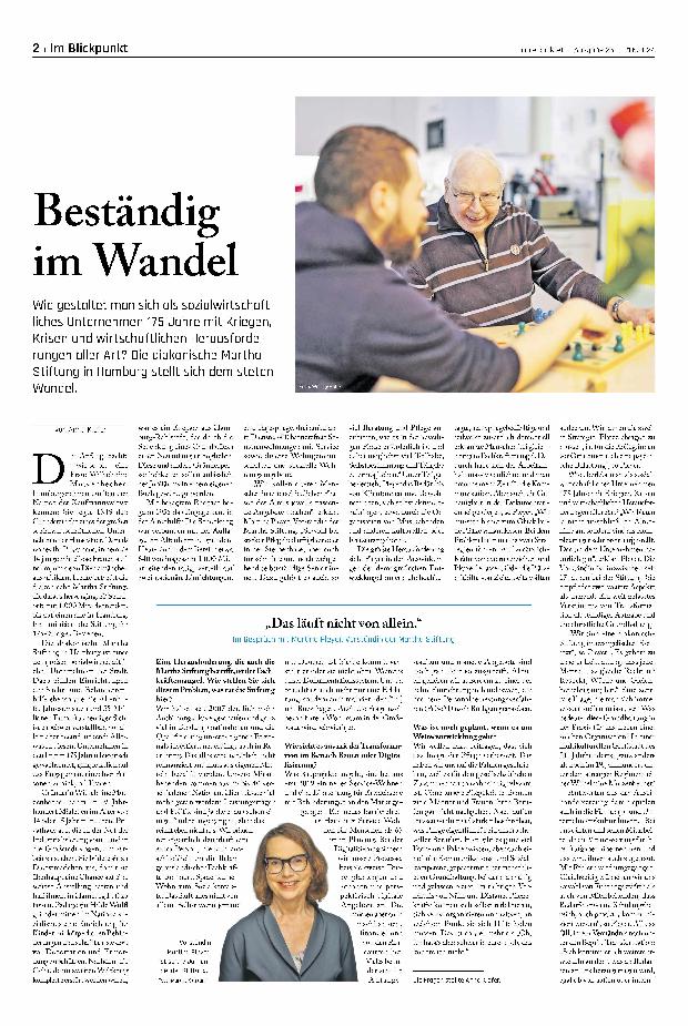Vorschauseite 1: Beständig im Wandel