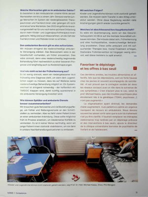 Vorschauseite 2: «Mehr Früherkennung und niederschwellige Angebote»