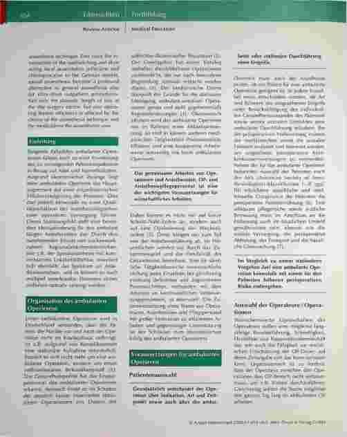 Vorschauseite 2: Ambulante Anästhesie