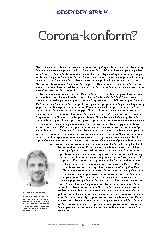 Vorschauseite 1: Corona-konform?