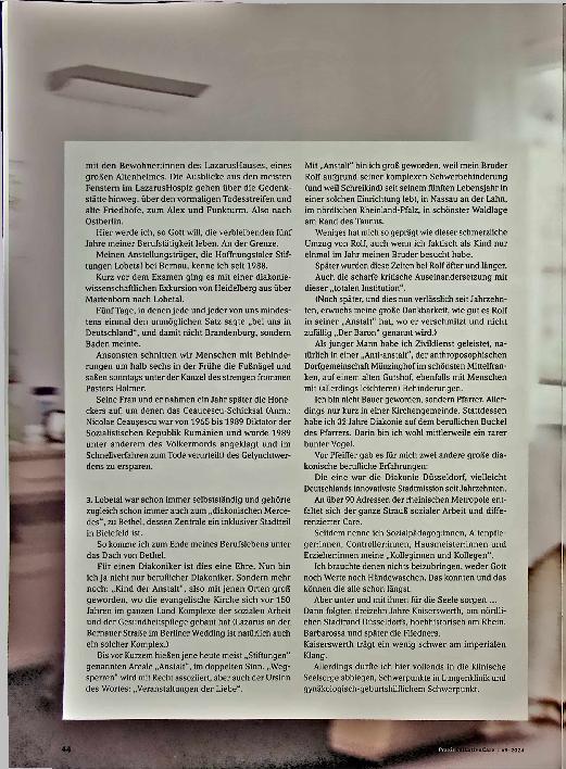 Vorschauseite 2: Das Seelsorgetagebuch sagt Adieu, also Tschüss. Das letzte Seelsorgetagebuch aus den Pfeifferschen Stiftungen.