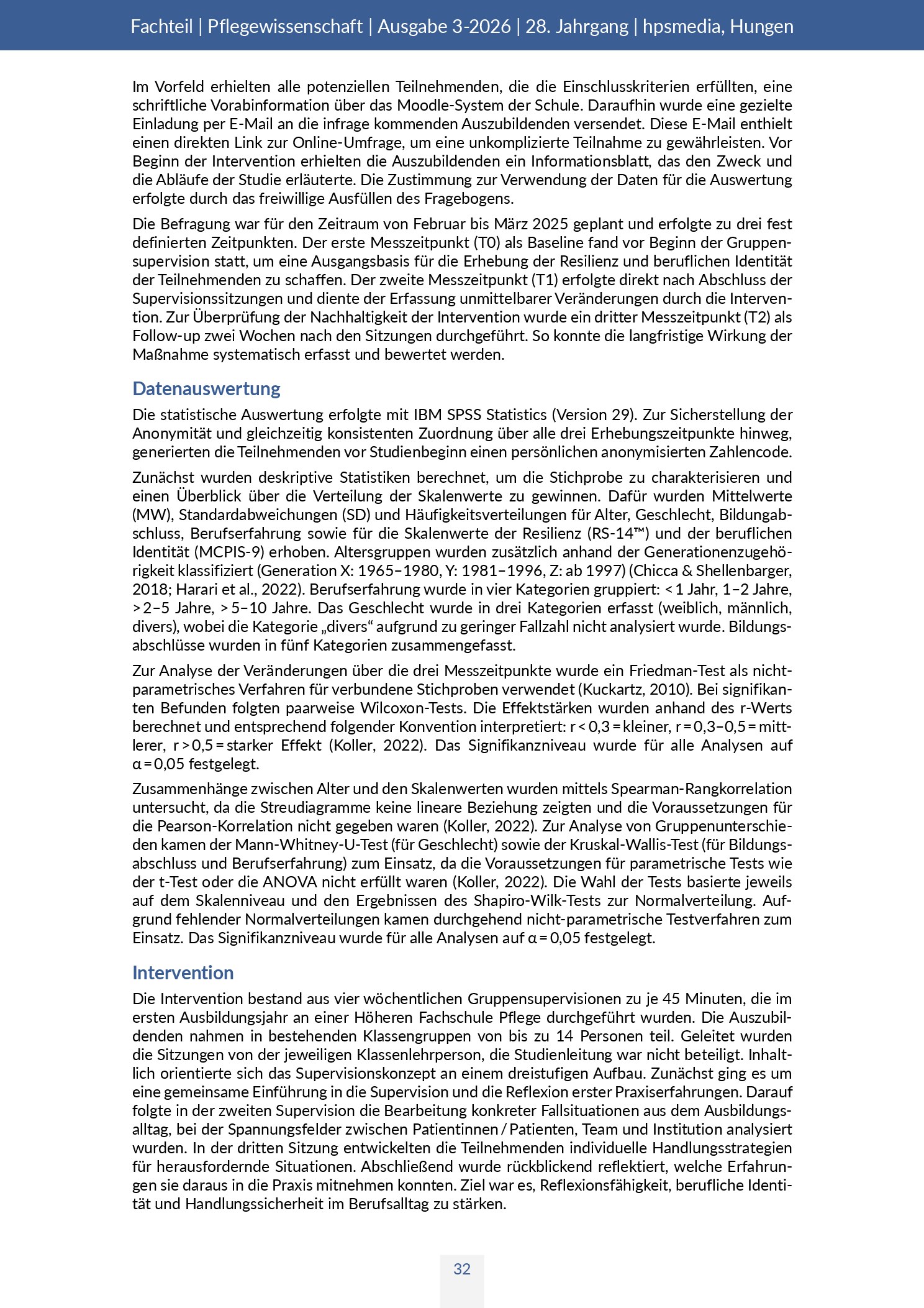 Vorschauseite 4: Einfluss von Selbstreflexion auf die Entwicklung von Resilienz und beruflicher Identität bei Pflegeauszubildenden