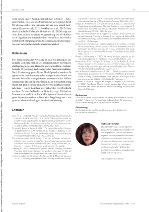 Vorschauseite 3: Erfolge von Mental Health Nurse Practitioners in den Niederlanden Erkenntnisse aus 25 Jahren Entwicklung
