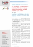 Vorschauseite 1: Zur Wirksamkeit von Desinfektionsmitteln bei Auftreten von akuter Hepatitis unbekannter Ätiologie (non-A bis E) bei Kindern.