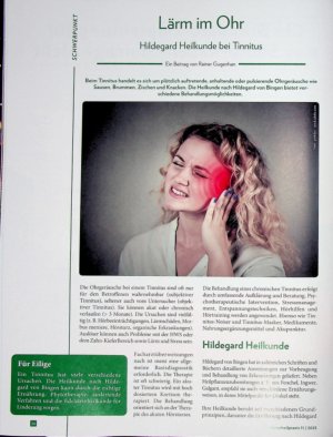 Vorschauseite 1: Lärm im Ohr Hildegard Heilkunde bei Tinnitus