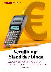 Vorschauseite 1: Vergütung: Stand der Dinge