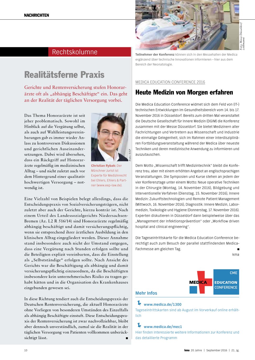 Vorschauseite 1: Realitätsferne Praxis