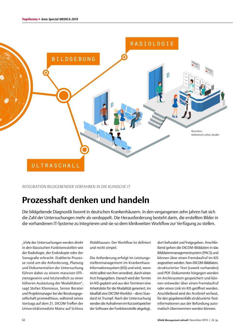 Vorschauseite 1: Integration Bildgebender Verfahren in Die Klinische IT: Prozesshaft denken und handeln