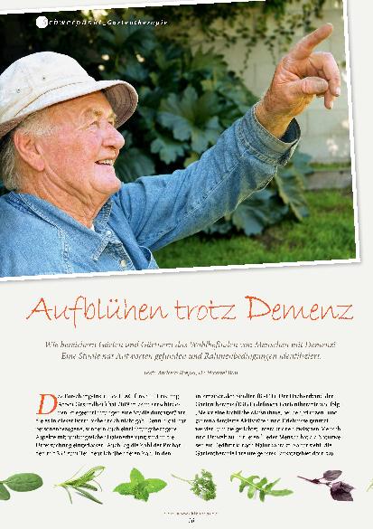 Vorschauseite 1: Aufblühen trotz Demenz