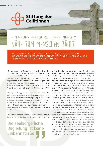 Vorschauseite 1: Nähe zum Menschen zählt!