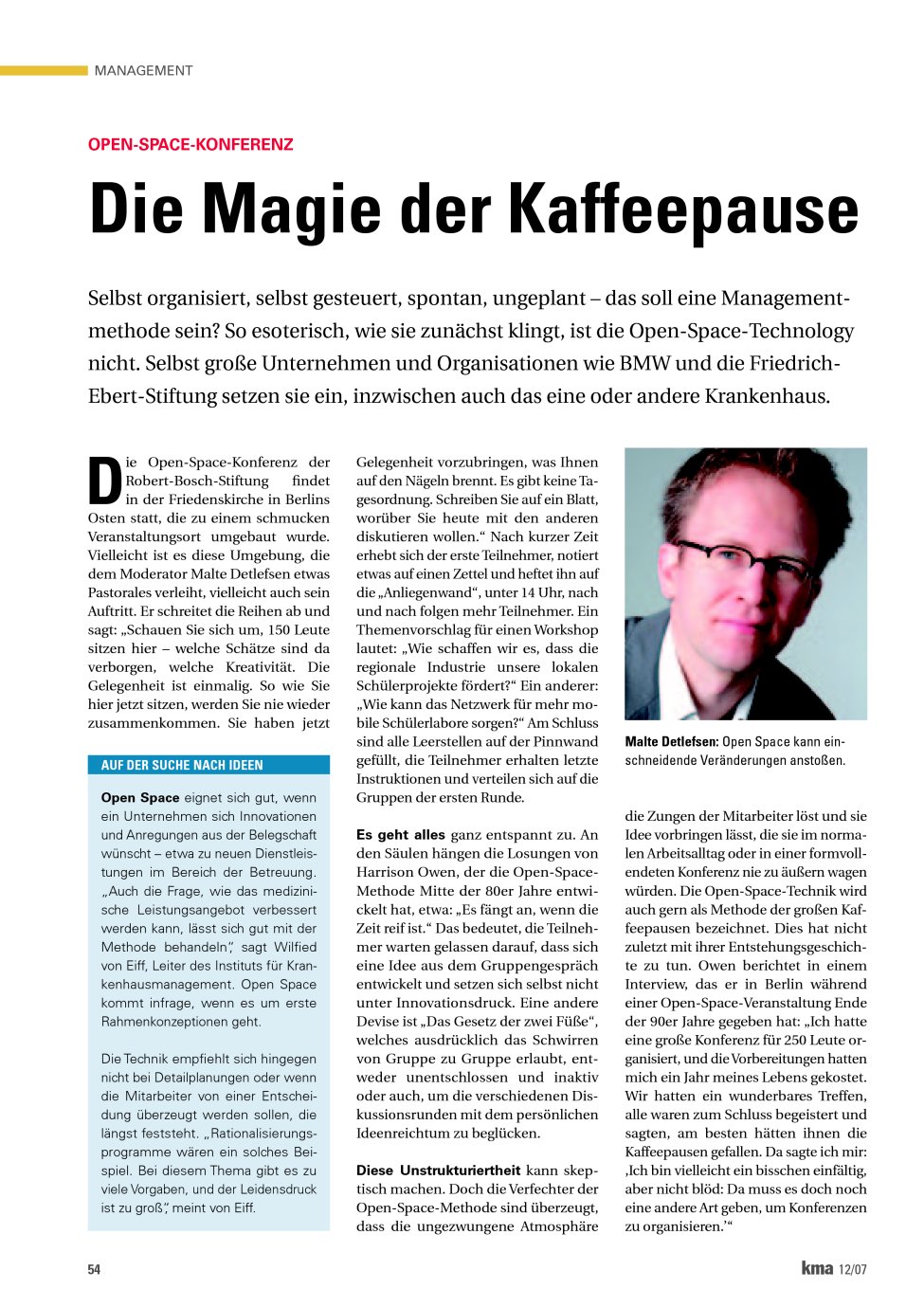 Vorschauseite 1: Die Magie der Kaffeepause