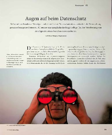 Vorschauseite 1: Augen auf beim Datenschutz