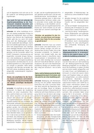 Vorschauseite 2: Mehr als Theorie: Ein betätigungszentriertes Curriculum, das Identität schafft
