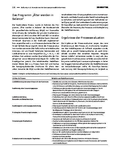 Vorschauseite 3: Strategien für eine bewegungsfreundliche Kommune – Von der Planung bis zur Evaluation