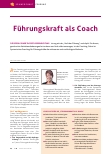Vorschauseite 1: Führungskraft als Coach