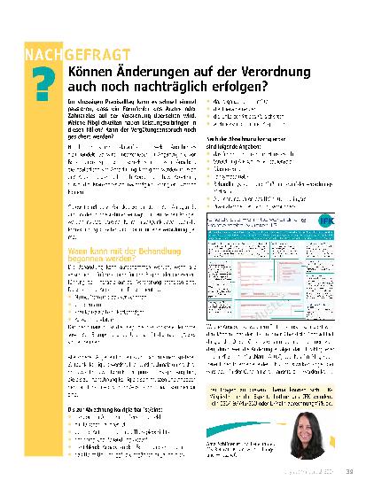 Vorschauseite 1: Können Änderungen an der Verordnung auch noch nachträglich erfolgen?