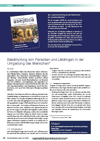 Vorschauseite 1: Funktionserhalt chirurgischer Instrumente durch dampfsterilisierbare Öle*
