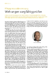 Vorschauseite 1: Pflegepersonalbemessung: Wirkungen sorgfältig prüfen