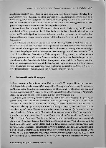 Vorschauseite 4: Advance Care Planning in Deutschland und international - Ein Vergleich ausgewählter Ansätze