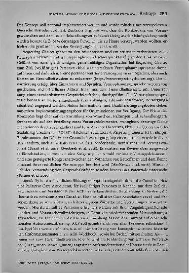 Vorschauseite 6: Advance Care Planning in Deutschland und international - Ein Vergleich ausgewählter Ansätze