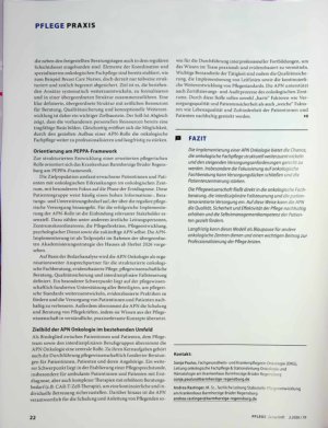 Vorschauseite 3: Onkologische Fachpflege und APN - doppelt gut